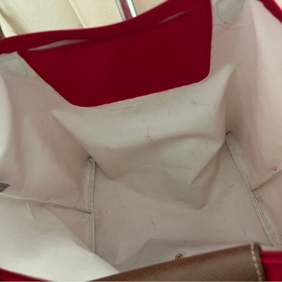 Longchamp Red Tote Bag - Picture 7 of 7